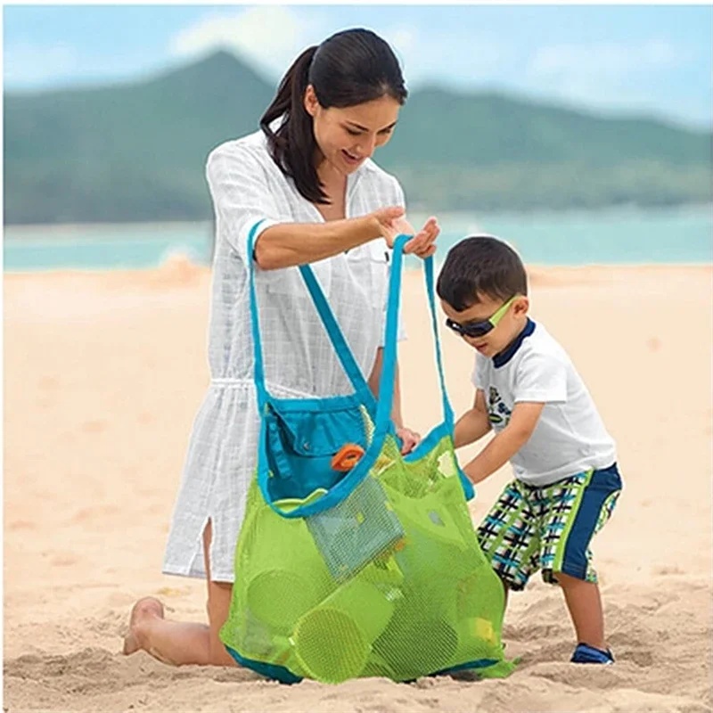 حقيبة شبكية محمولة للأطفال لتخ - مراجعة Beach Towel Large وسعره