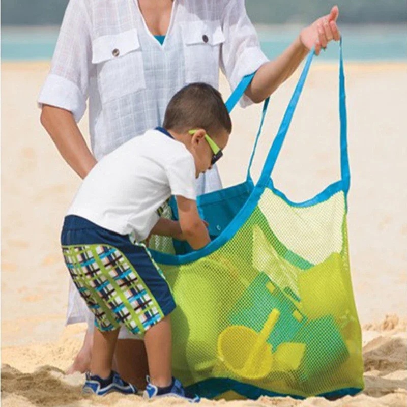 حقيبة شبكية محمولة للأطفال لتخ - مراجعة Beach Towel Large وسعره