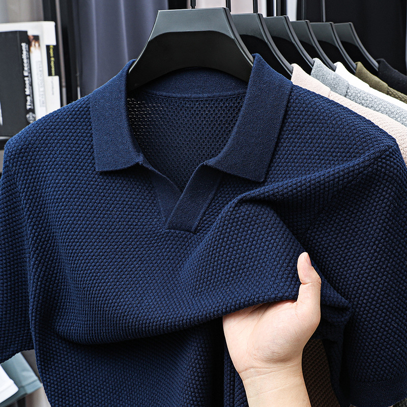 100% القطن قصير الأكمام قميص ب - مراجعة Polo Shirt Pique وسعره