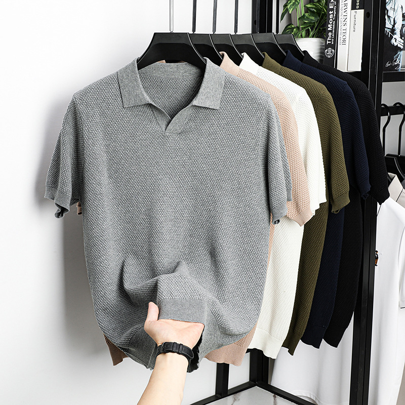 100% القطن قصير الأكمام قميص ب - مراجعة Polo Shirt Pique وسعره