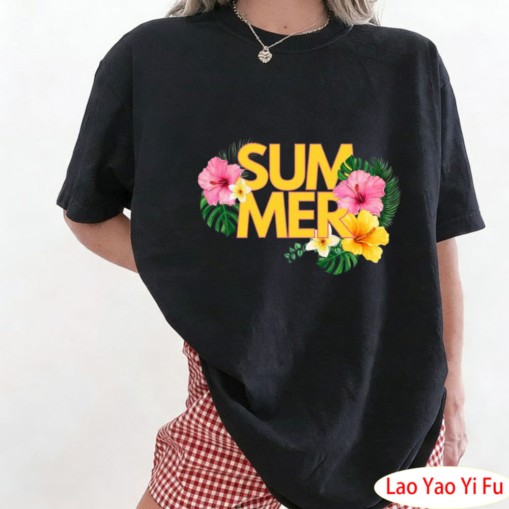 تي شيرت صيفي بنقشة زهور استوائ - مراجعة Resort Shirt Floral وسعره