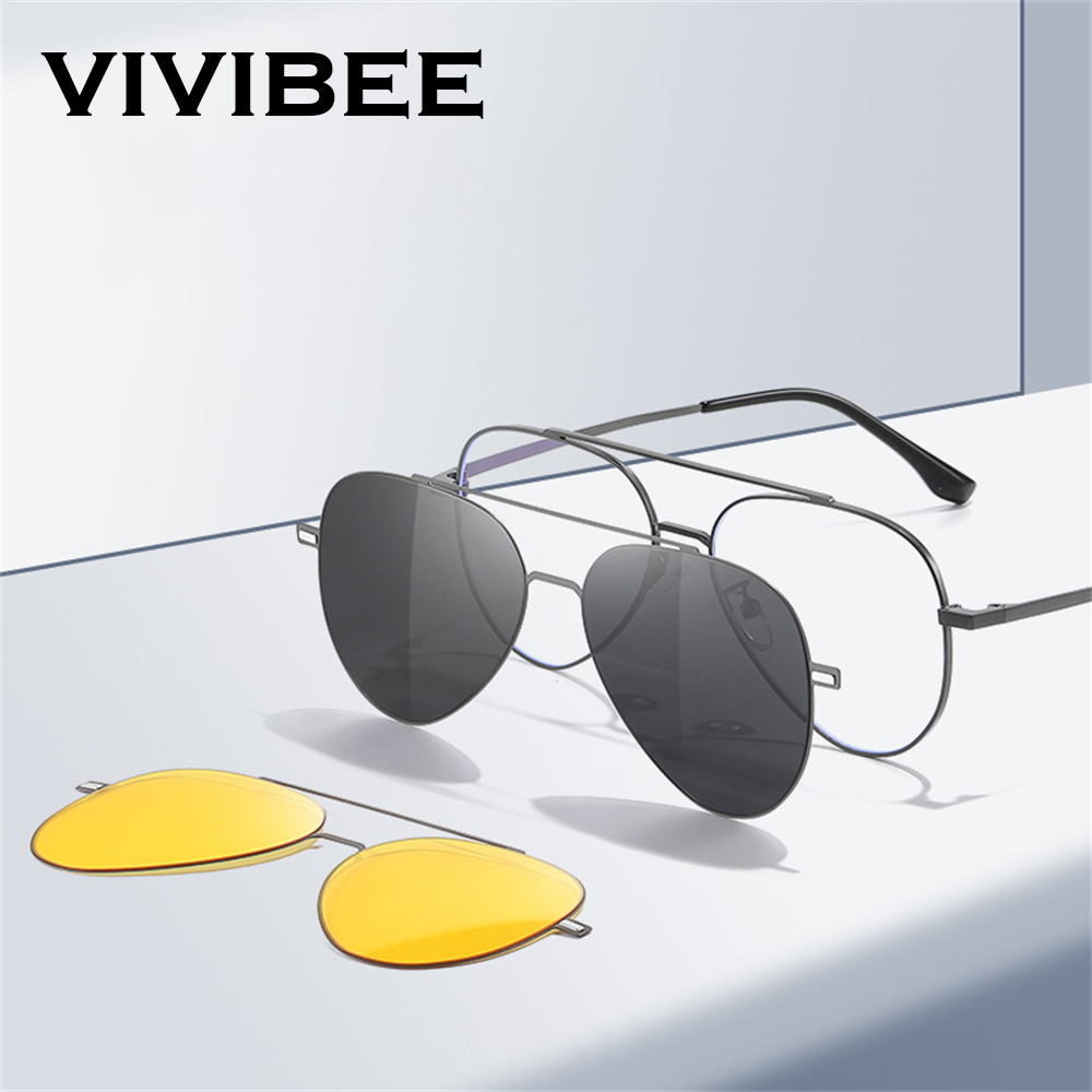 VIVIBEE الطيران المغناطيسي الا - مراجعة Sunglasses Aviator Polarized وسعره