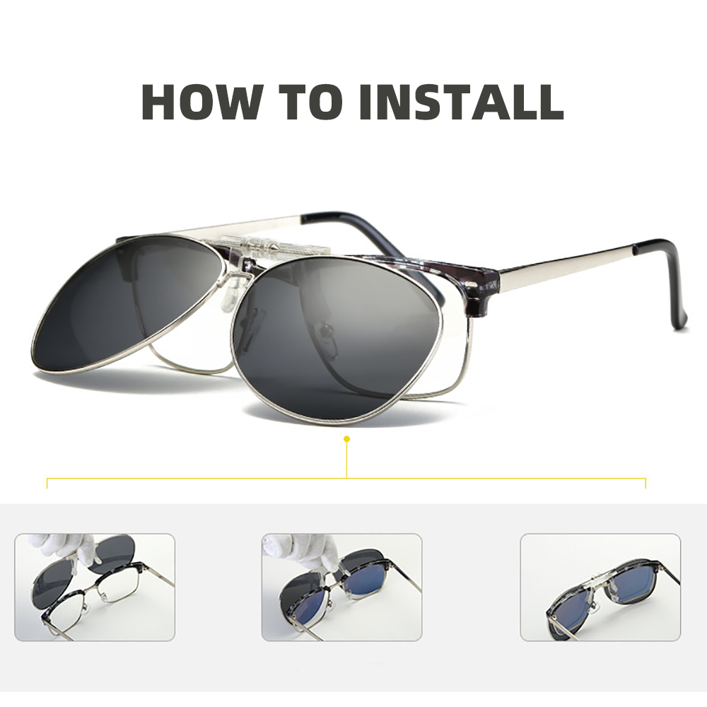 مشبك طيار كبير الحجم على النظا - مراجعة Sunglasses Aviator Polarized وسعره