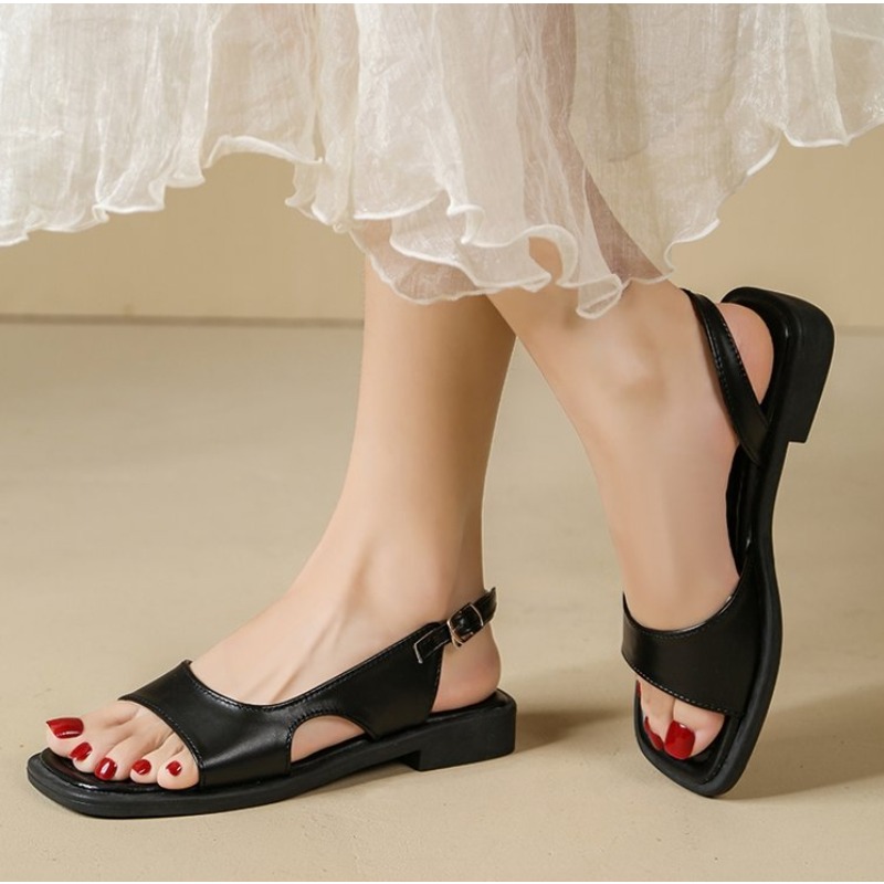 صنادل نسائية صيفية بتصميم ريتر - مراجعة Casual Sandal Leather وسعره