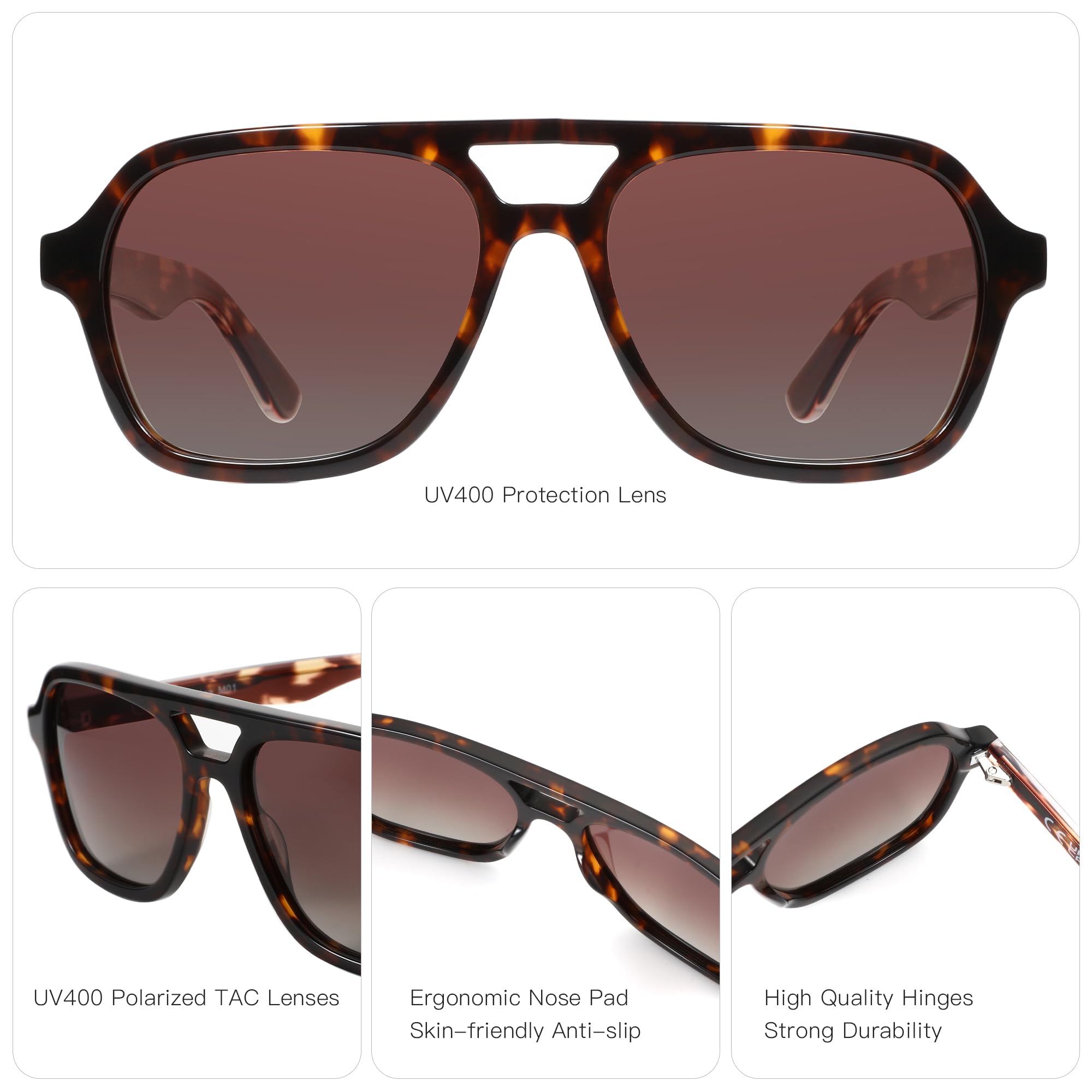 نظارات شمسية رجالية من ZENOTTI - مراجعة Sunglasses Aviator Polarized وسعره